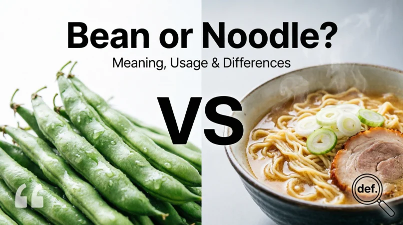 Bean or Noodle