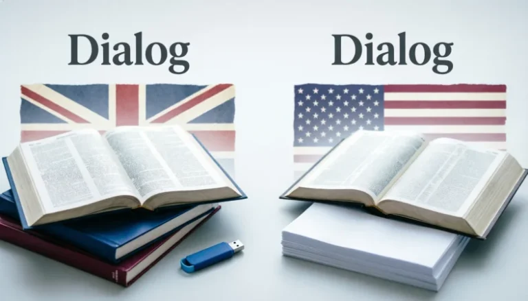 Dialog or Dialogue
