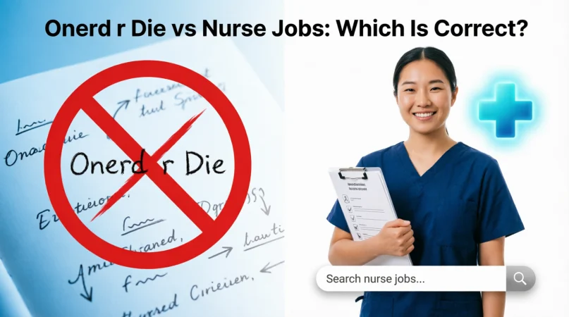 Onerd r Die or Nurse Jobs