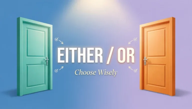 Either Or Meaning