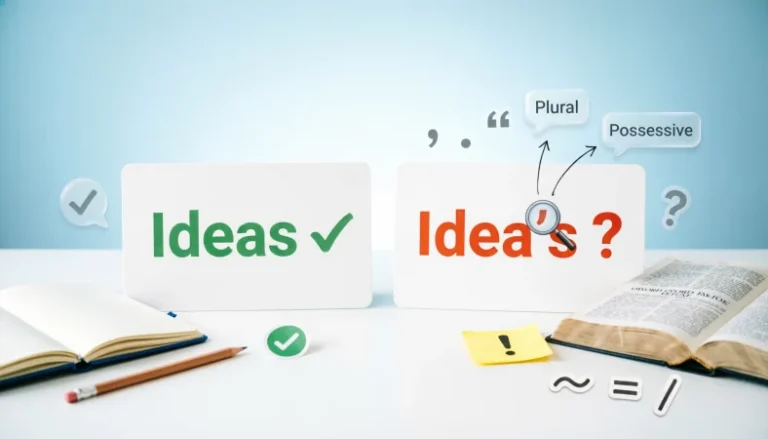 Ideas or Idea's