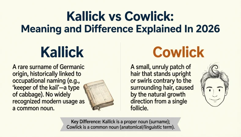Kallick vs Cowlick