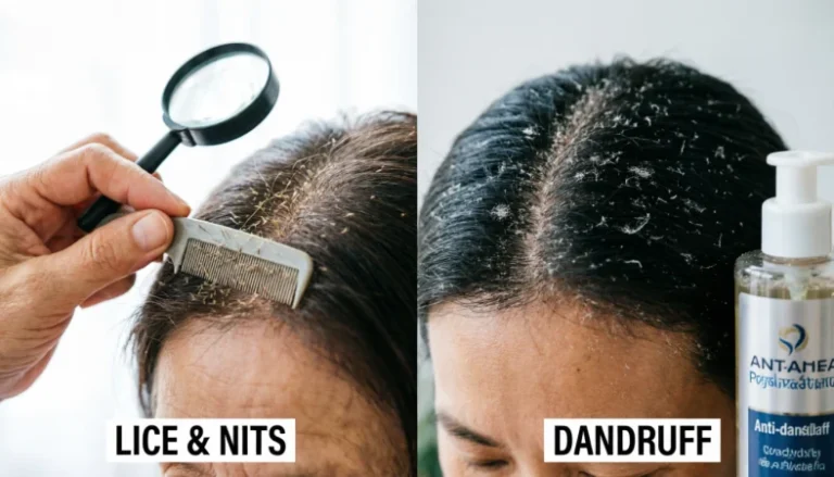 Lice or Dandruff