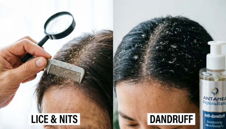 Lice or Dandruff