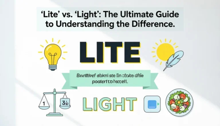 Lite vs Light