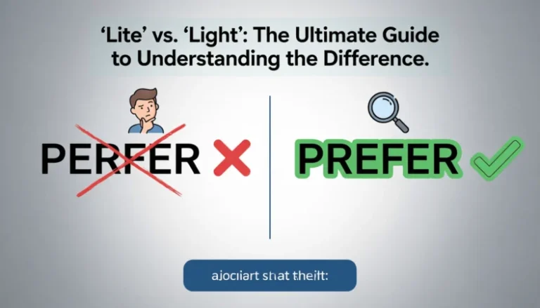 Perfer or Prefer