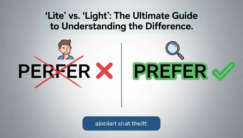 Perfer or Prefer
