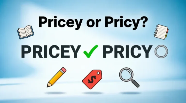 pricey or pricy
