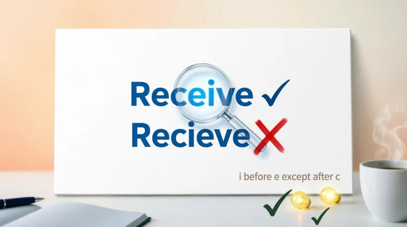 Receive or Recieve