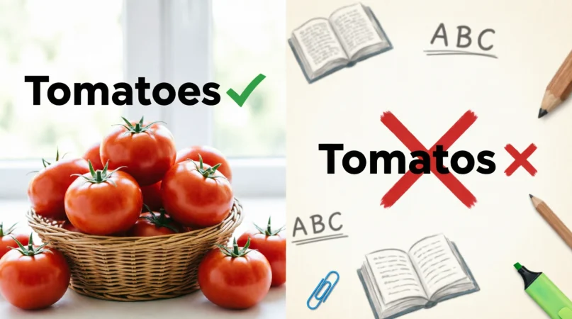 tomatoes or tomatos