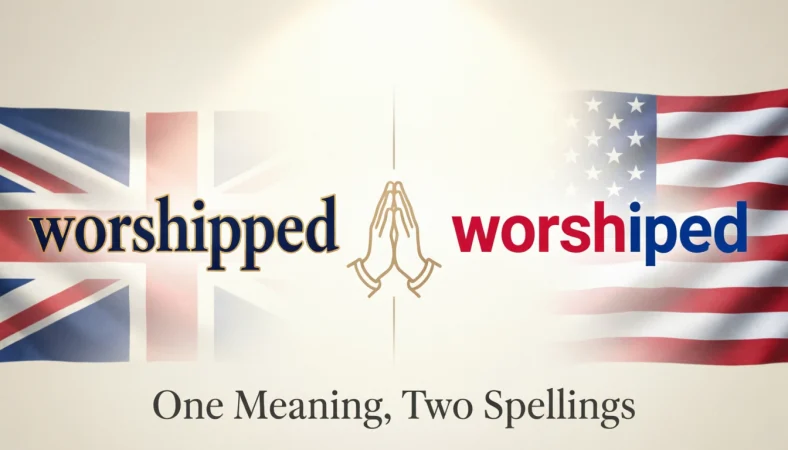 Worshipped or Worshiped
