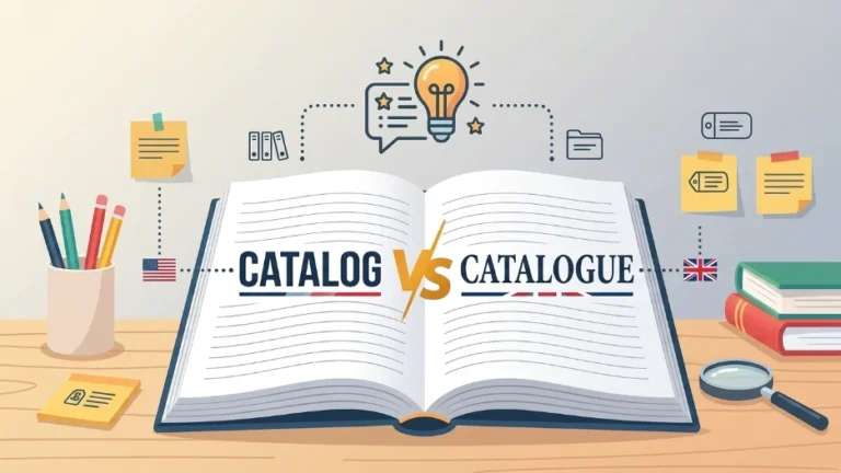 Catalog vs Catalogue