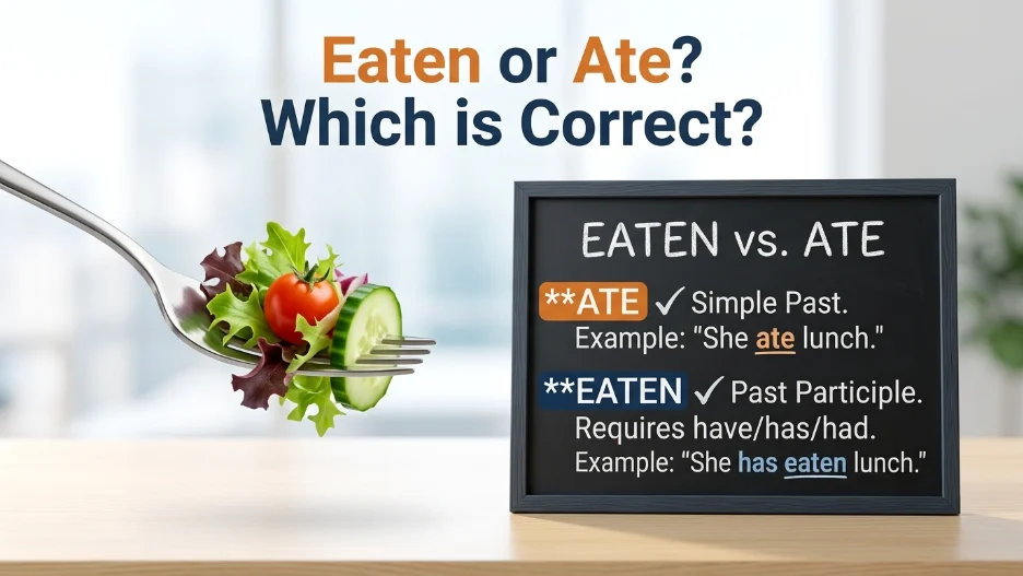 Eaten or Ate
