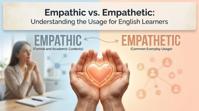 Empathic or Empathetic