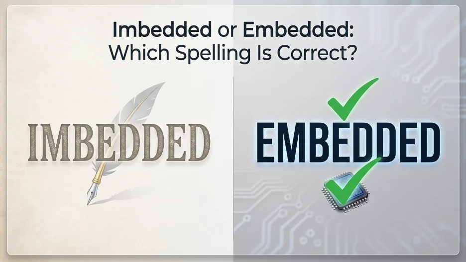 Imbedded or Embedded