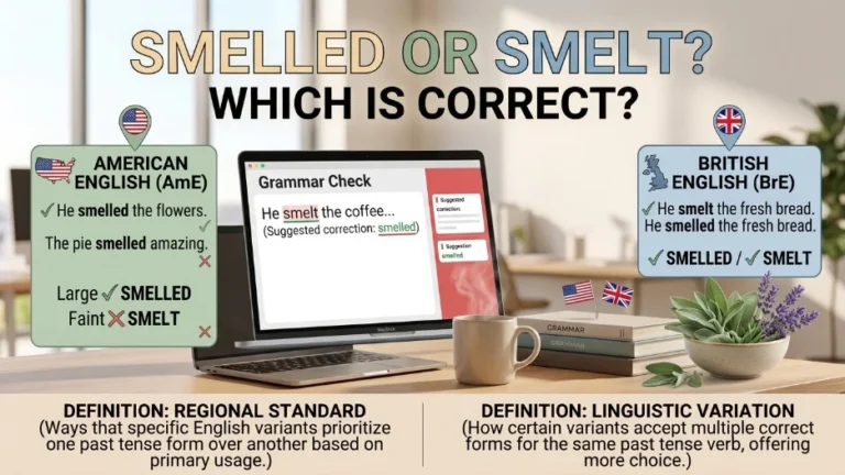 Smelled or Smelt